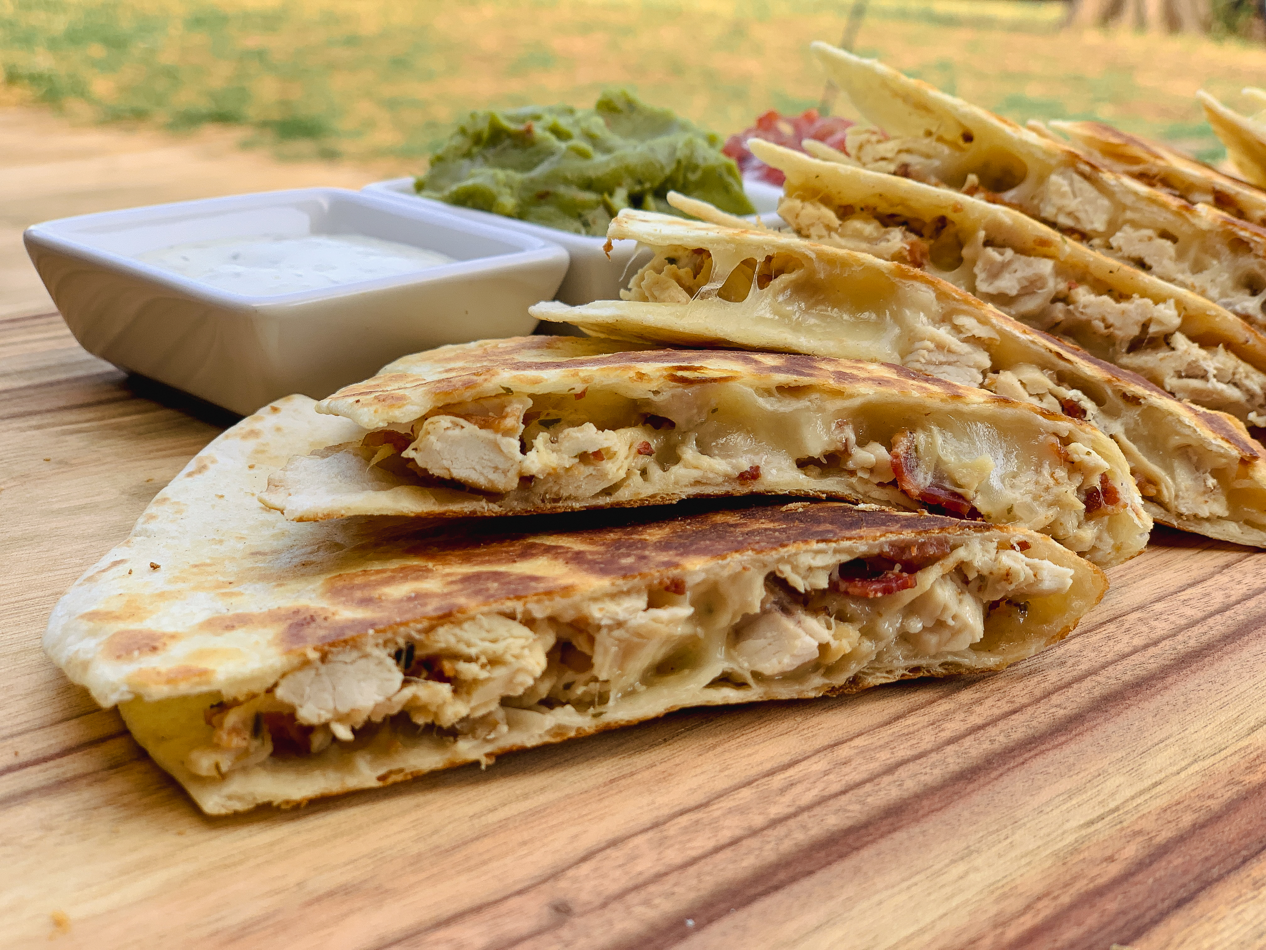 Chicken Bacon Ranch Quesadilla 