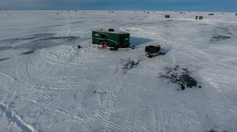 Glacier Ice Fish House