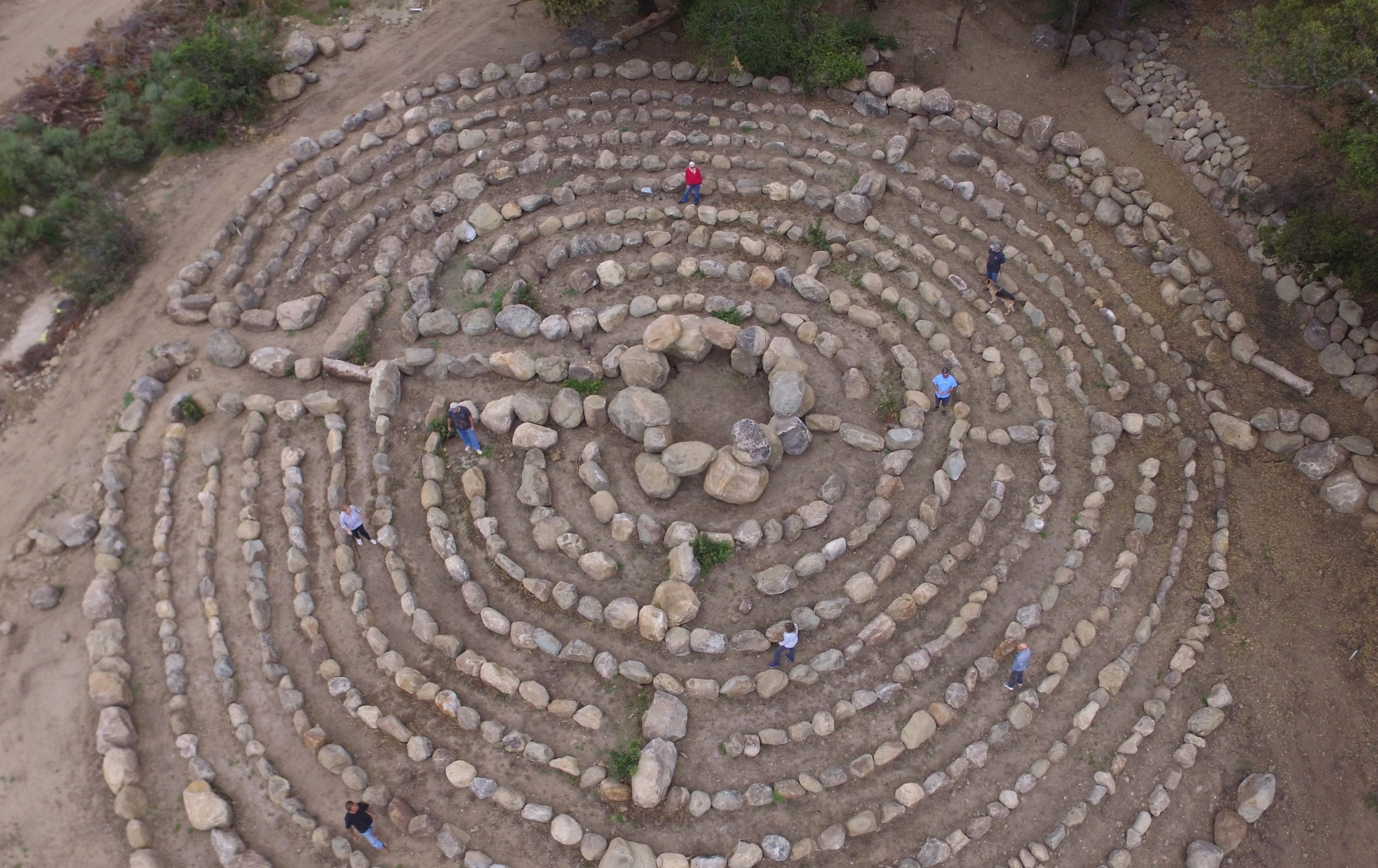 Labyrinth at Ventura Ranch KOA in Santa Paula, California. Photo courtesy of Ventura Ranch KOA.
