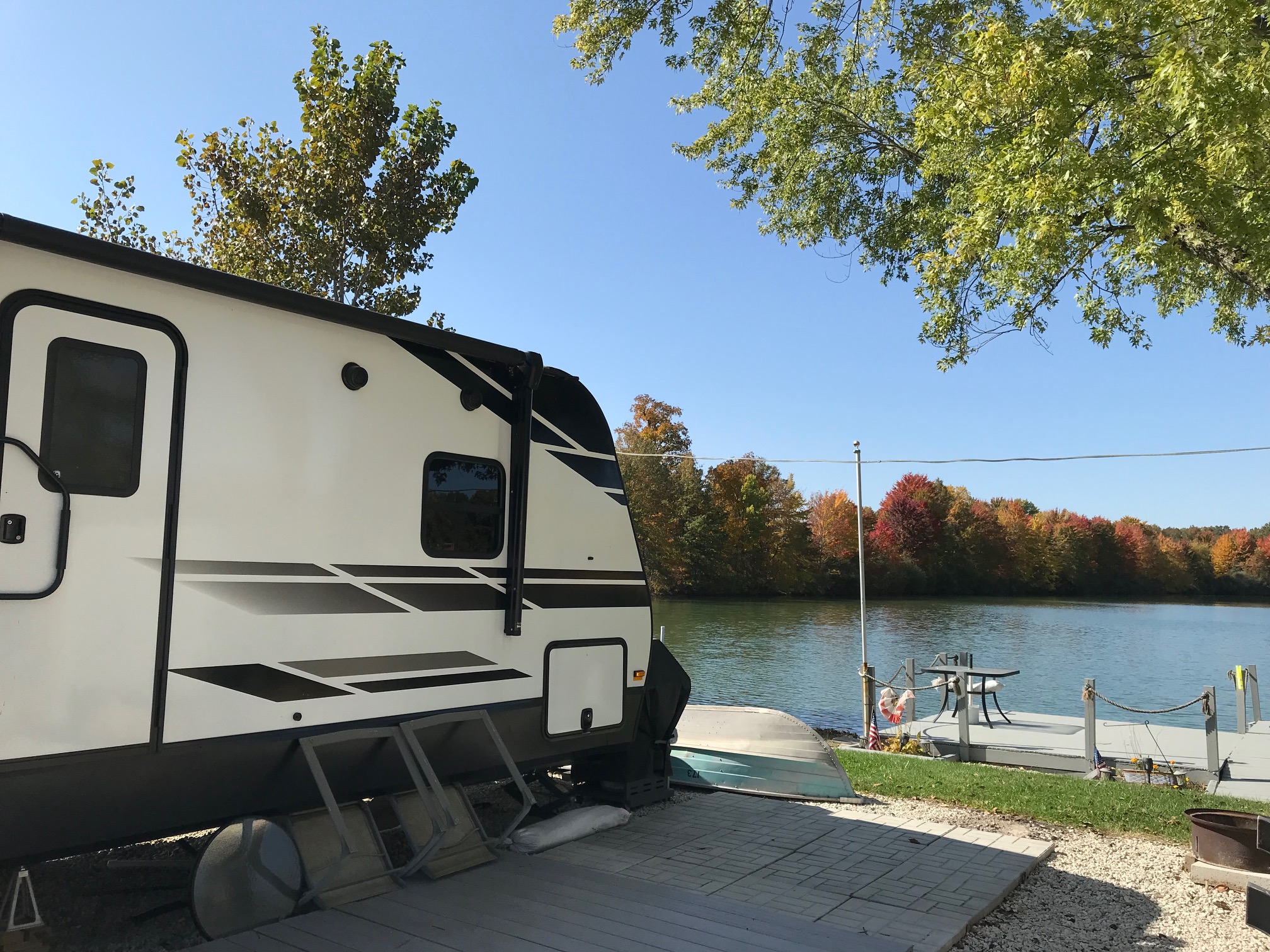 Lake Milton / Berlin Lake KOA campground in Lake Milton, Ohio