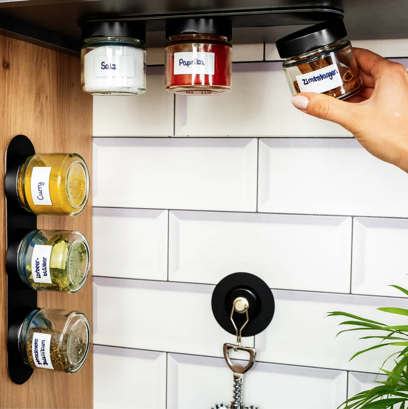 Silwy magnetic spice jars