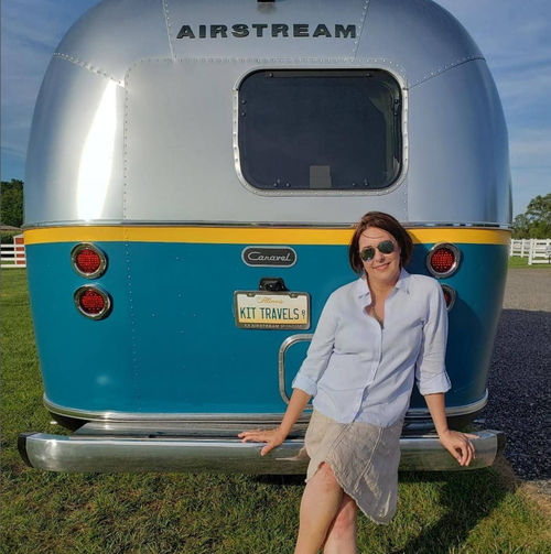 Kit and her Airstream