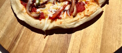 Cast Iron Campfire Pizza