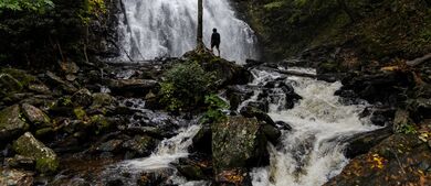 waterfall in great smokeys