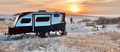 thumbnail of RV on beach