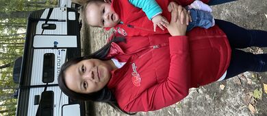 Janine Pettit, daughter-in-law, and granddaughter