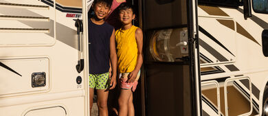 Wong Family in RV