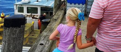 Learning about lobster fishing In Maine