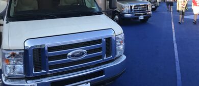 Jayco Class C at an RV show