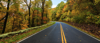 Skyline Drive in Shenandoah National Park