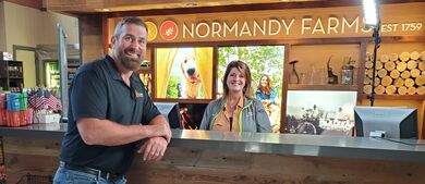Checking in at Normandy Farms