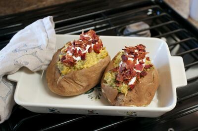 Broccoli & Cheese Potatoes