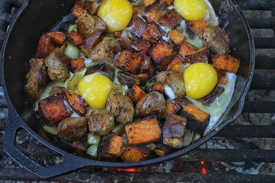 Chorizo & Sweet Potato Hash Recipe