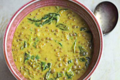 Green Coconut Lentils and Warming Spices