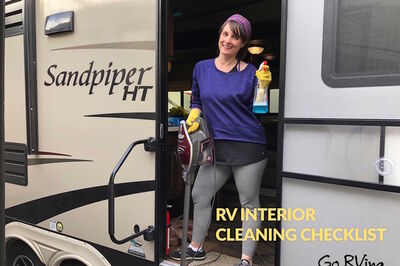 Tips For Cleaning Your RV's Interior