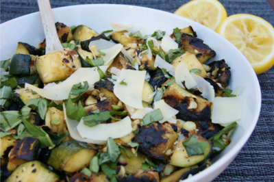 Grilled Corn and Zucchini Salad