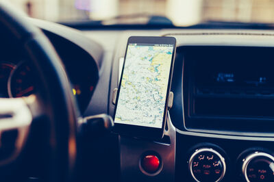 GPS phone in RV