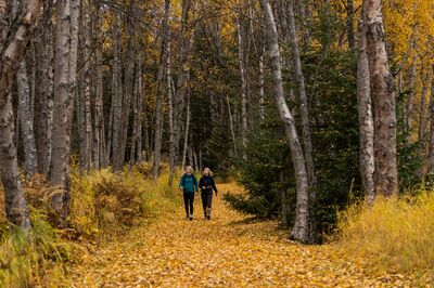 Salmon_Sisters_on fall walk
