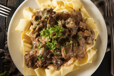 hamburger stroganoff