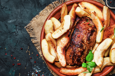 Pork Tenderloin and Apples