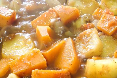 Chicken with Apple and Sweet Potato