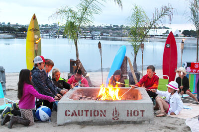 Newport-Dunes-Kids on beach_Smores.jpg