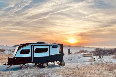 thumbnail of RV on beach