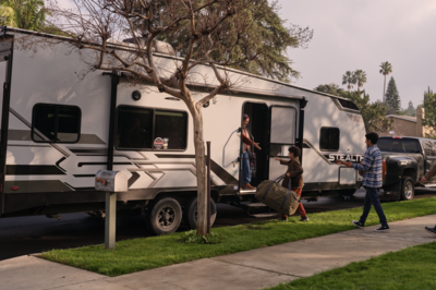 Family in RV 