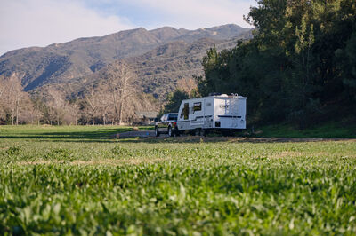 RV in field