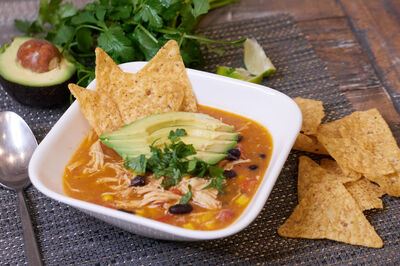 Creamy Chicken Enchilada Soup