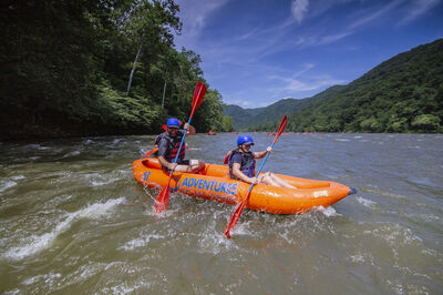 Whitewater rafting