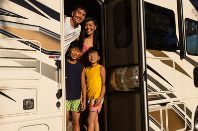 Wong Family in RV