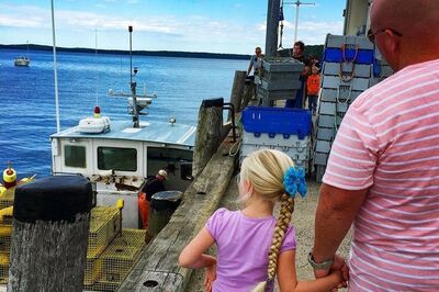 Learning about lobster fishing In Maine