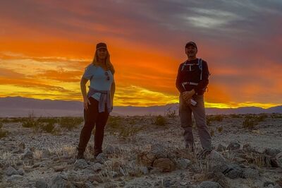 Sunset at Borrego Springs