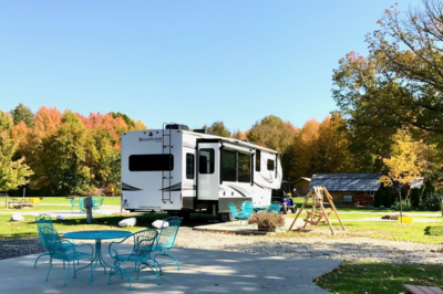 Lake Milton / Berlin Lake KOA campground in Lake Milton, Ohio