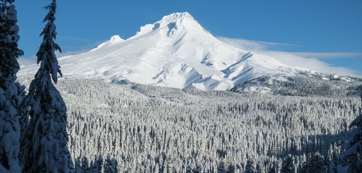 snowy mountain