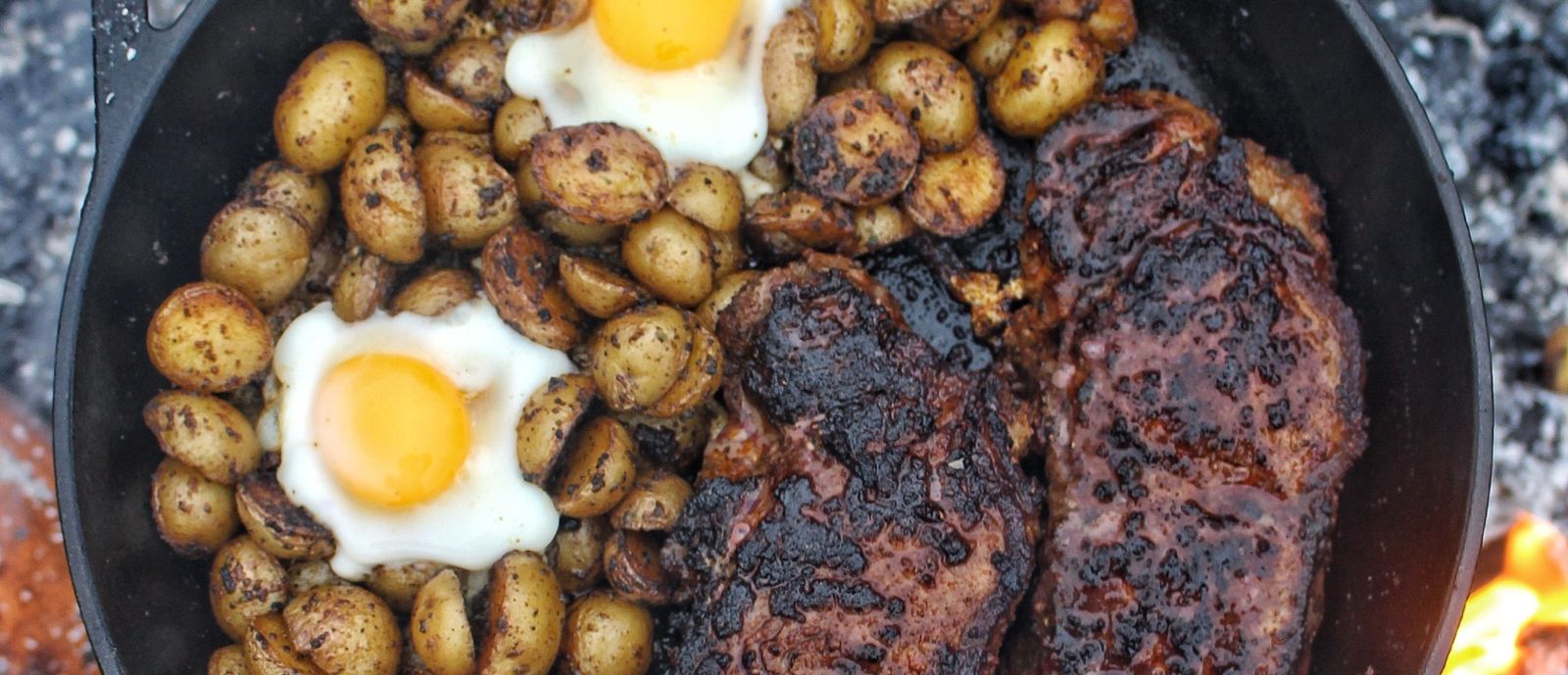 Chipotle Coffee Rub Steak Skillet
