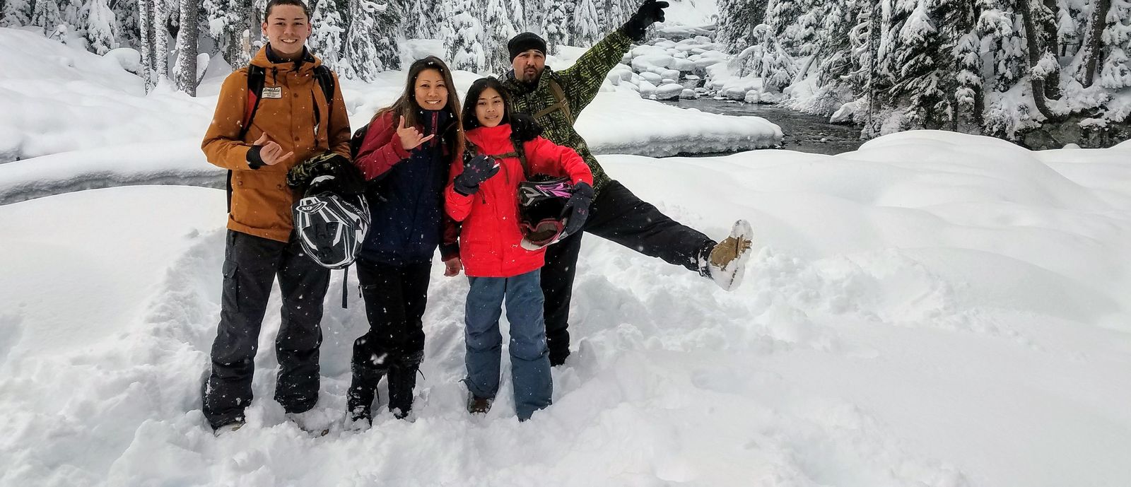 Skiing And Camping In A Winter Wonderland