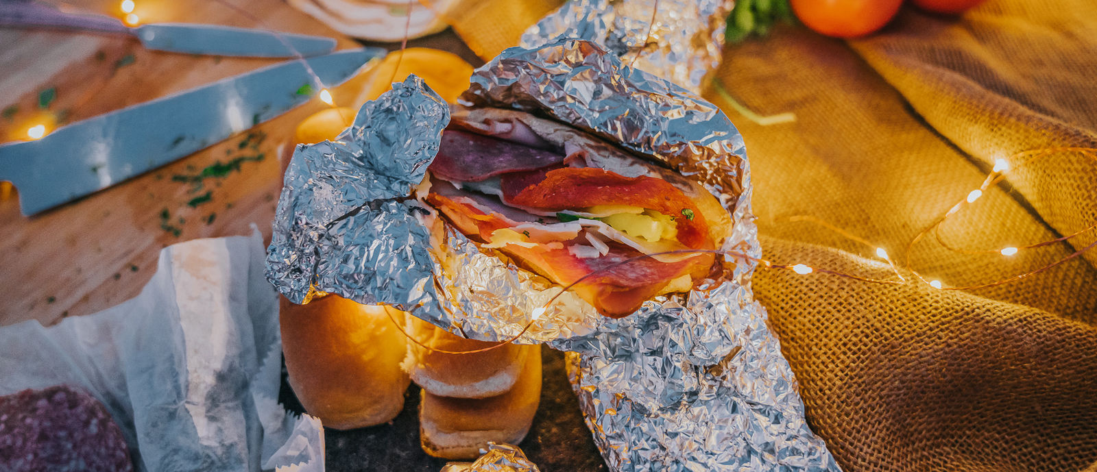 hoagie in foil
