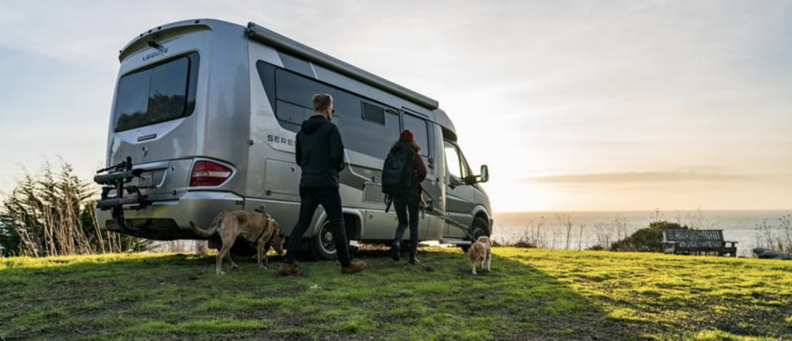 Class B With Couple and Dogs