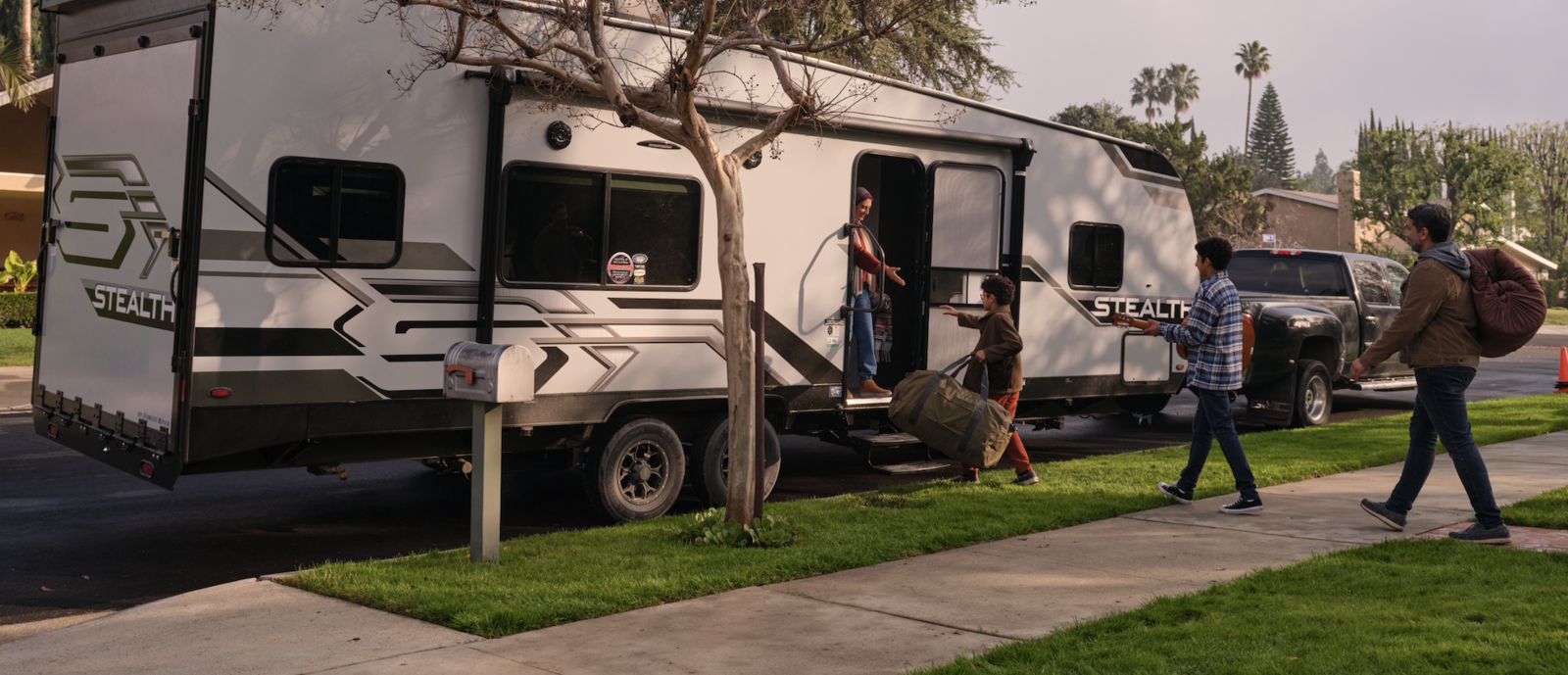 Family in RV 