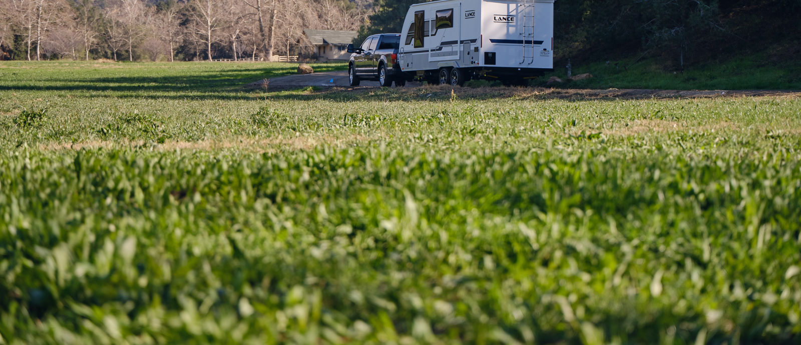 RV in field