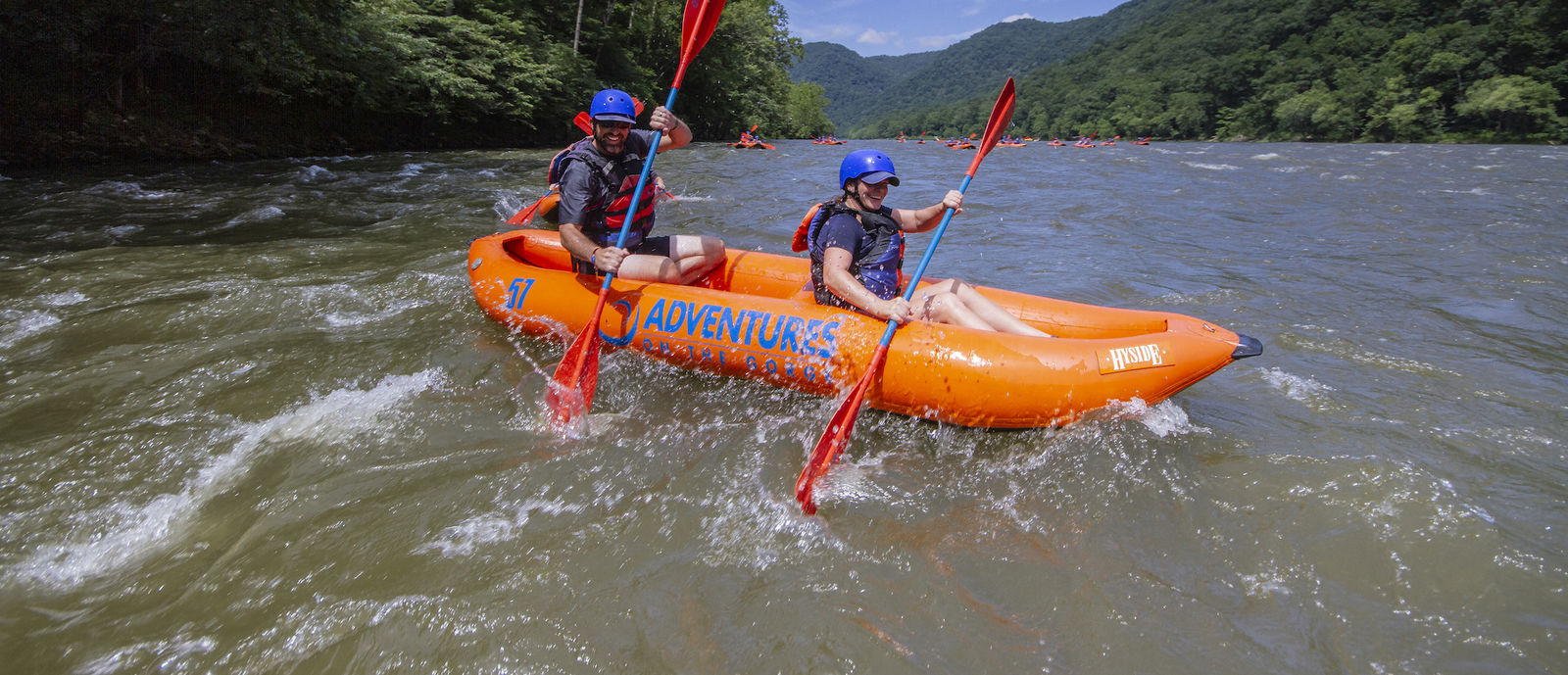Whitewater rafting