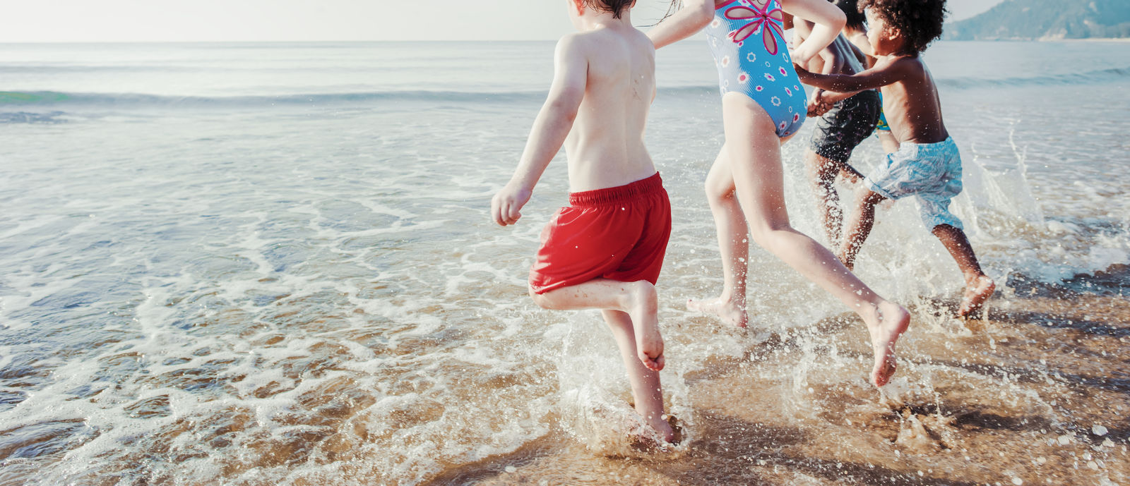 Kids at the beach