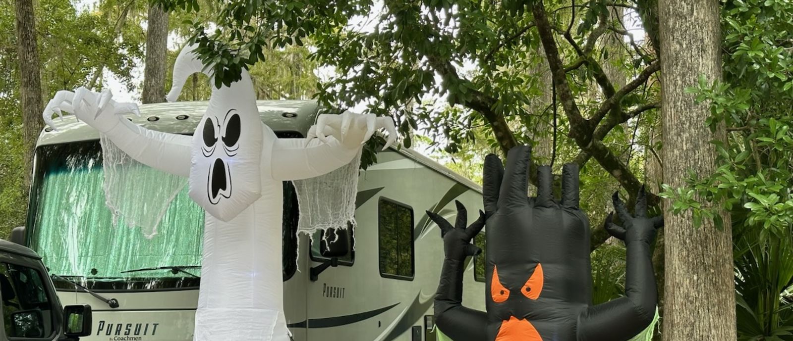 Halloween RV decor