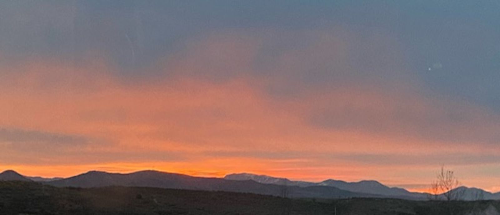 Sunset over Belmont