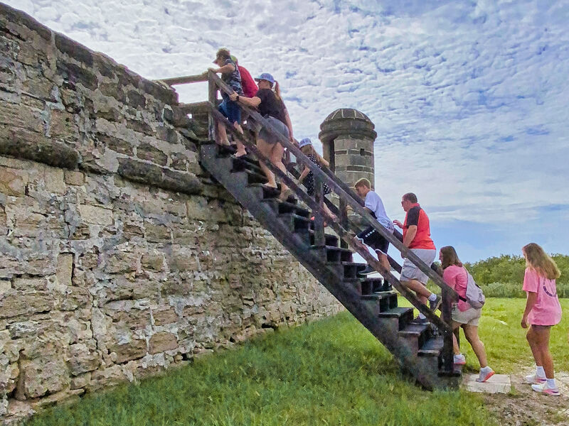 Fort Matanzas stairs