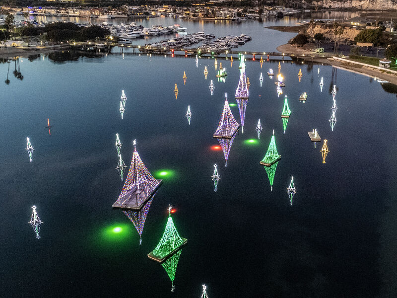 LightingoftheBay-Dusk Aerial-Pano