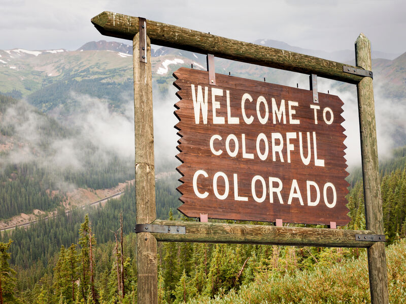 Welcome to Colorful Colorado Sign