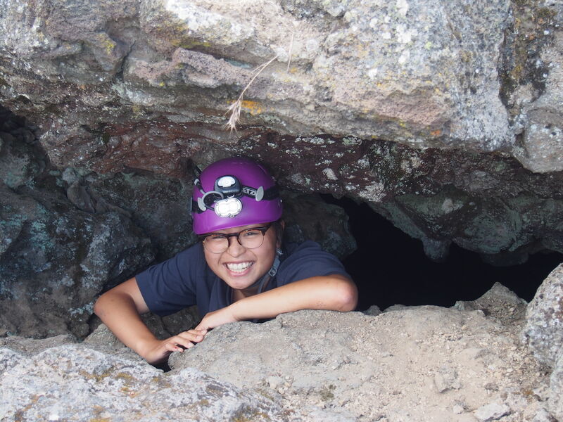Caving in Lava Beds_Credit to NPS